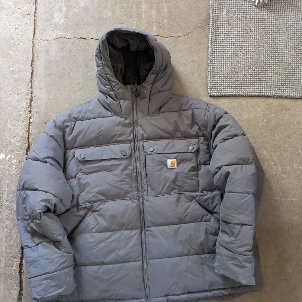 Carhartt Men's Gray Puffer Jacket